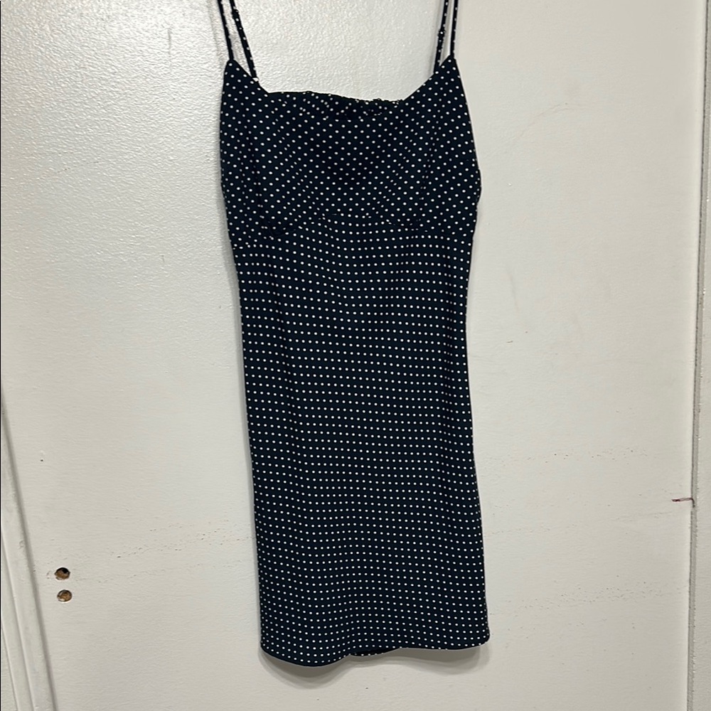 Open back mini dress